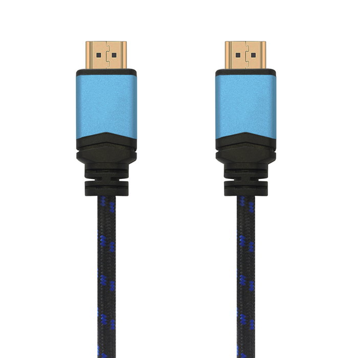 Aisens Cable HDMI V2.0 Premium 3m 4K@60Hz Negro/Azul Aisens Cable HDMI V2.0 Premium 3m 4K@60Hz Negro/Azul